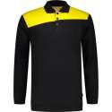 Tricorp Polo Sweater Bicolor Naden 302004 Zwart / Geel - Maat 5XL