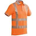 Santino poloshirt Venice met RWS reflectie - 200172 - fluor oranje - maat 3XL