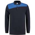 Tricorp Polo Sweater Bicolor Naden 302004 Navy / Koningsblauw - Maat S