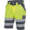 Dassy Venna Hoge zichtbaarheidsshort 250030 - Cementgrijs/Fluogeel - 48