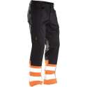 Jobman 2314 Hi-vis Service Werkbroek Zwart/Oranje - Maat C60