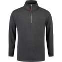 Tricorp Sweater ritskraag - Casual - 301010 - Antracietgrijs - maat XXL