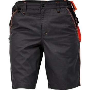 Knoxfield short / werkbroek kort antraciet/oranje maat 48