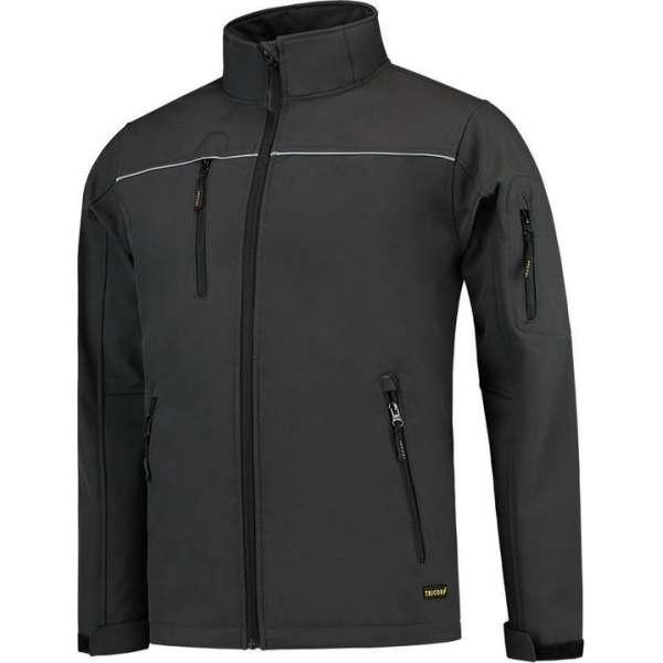 Tricorp Soft Shell jack - Workwear - 402006 - Donkergrijs - maat S