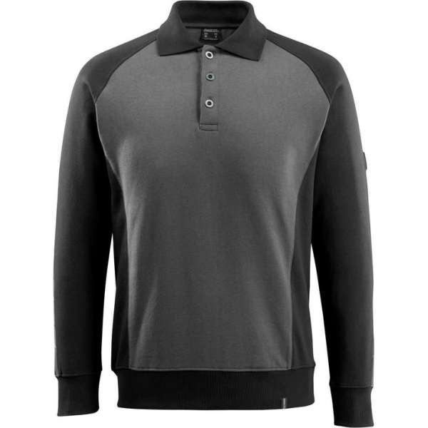 Mascot Polosweatshirt Magdeburg Donkerantraciet/zwart M Mascot Polosweatshirt Magdeburg Donkerantraciet/zwart M