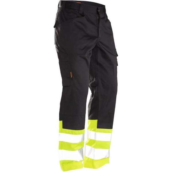Jobman 2314 Hi-vis Service Werkbroek Zwart/Geel - Maat C62 Jobman 2314 Hi-vis Service Werkbroek Zwart/Geel - Maat C62