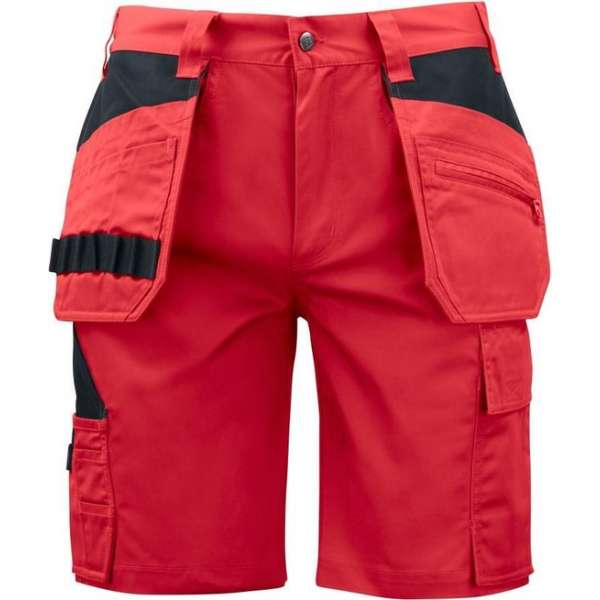 Projob Korte Werkbroek Spijkerzakken 5535 Rood - Maat 46 Projob Korte Werkbroek Spijkerzakken 5535 Rood - Maat 46