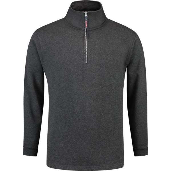 Tricorp Sweater ritskraag - Casual - 301010 - Antraciet - maat M Tricorp Sweater ritskraag - Casual - 301010 - Antraciet - maat M