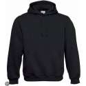 B&C Hooded Sweater 80/20 Black, maat XS