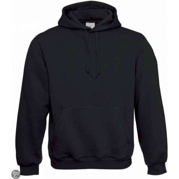 B&C Hooded Sweater 80/20 Black, maat XS B&C Hooded Sweater 80/20 Black, maat XS