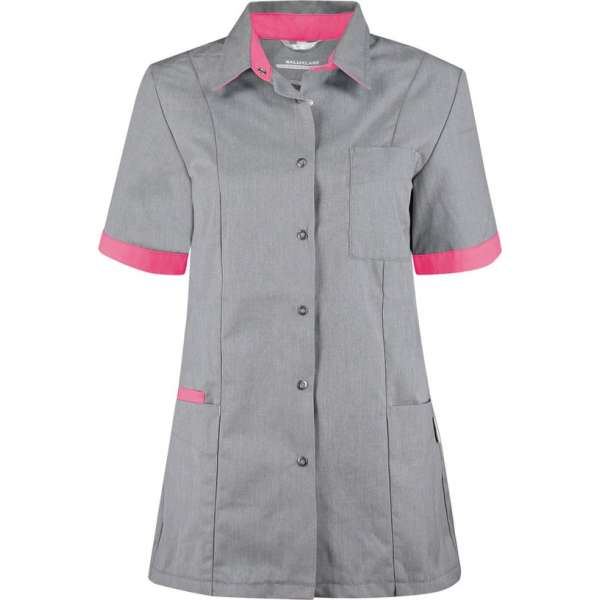 Haen / Ballyclare Dames Zorgjas Fijke Grey cross / Shocking Pink - Maat 2XL Haen / Ballyclare Dames Zorgjas Fijke Grey cross / Shocking Pink - Maat 2XL