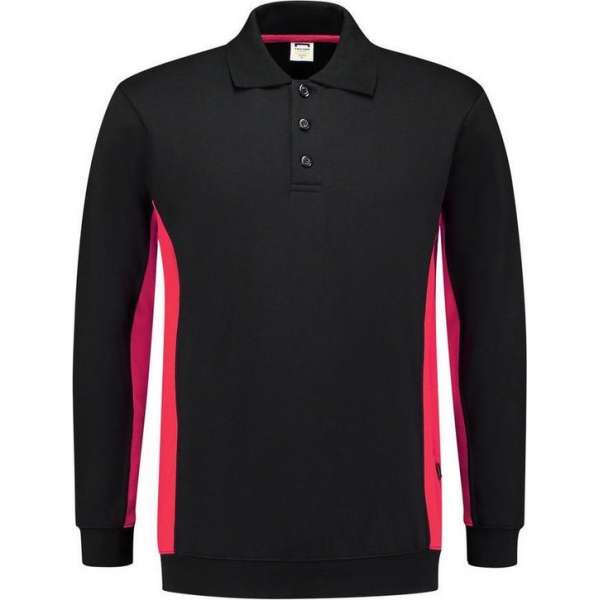 Tricorp 302003 Polosweater Bicolor Zwart/Rood maat XXXL Tricorp 302003 Polosweater Bicolor Zwart/Rood maat XXXL