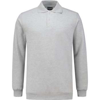 Workman Polosweater Outfitters Rib Board - 9342 grijs melange - Maat 2XL