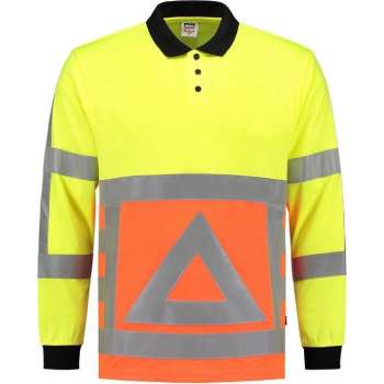 Tricorp 203002 Poloshirt Verkeersregelaar Fluor Oranje/Geel maat 4XL