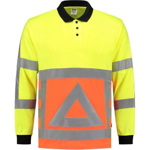 Tricorp 203002 Poloshirt Verkeersregelaar Fluor Oranje/Geel maat 4XL Tricorp 203002 Poloshirt Verkeersregelaar Fluor Oranje/Geel maat 4XL