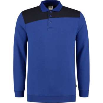 Tricorp Polo Sweater Bicolor Naden 302004 Koningsblauw / Navy - Maat XS