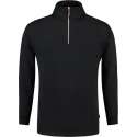 Tricorp Sweater ritskraag - Casual - 301010 - Zwart - maat 7XL