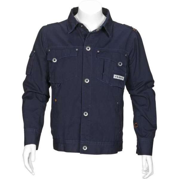 T'RIFFIC STORM Combi jack Canvas wash 100% katoen Marine - Maat 64 T'RIFFIC STORM Combi jack Canvas wash 100% katoen Marine - Maat 64