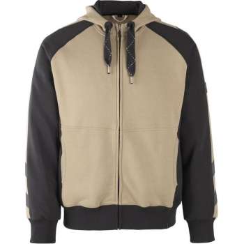 Mascot hoodie Wiesbaden khaki/zwart