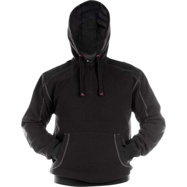 Dassy Indy Sweater met kap 300318 - Zwart - 3XL Dassy Indy Sweater met kap 300318 - Zwart - 3XL