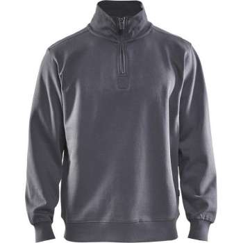 Blåkläder 3365-1048 Sweatshirt Jersey (1/2 Rits) Grijs maat 4XL