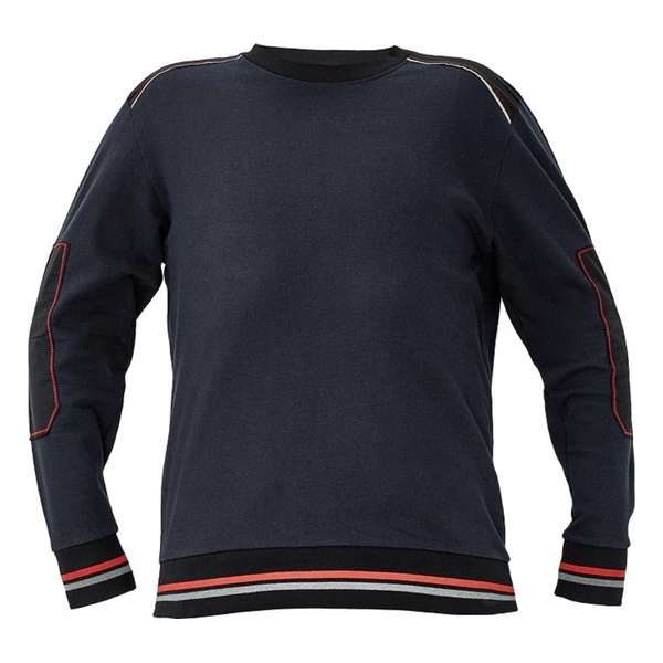 Knoxfield sweater antraciet/rood S Knoxfield sweater antraciet/rood S