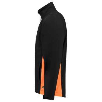 Tricorp Soft Shell Jack Bi-Color - Workwear - 402002 - Zwart / Oranje - maat 4XL