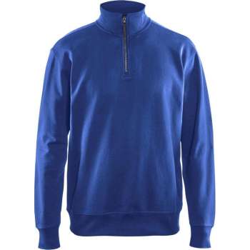 Blåkläder 3369-1158 Sweatshirt met 1/2 rits Korenblauw maat L