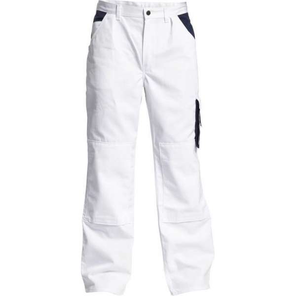 F. Engel 2600-785 Broek Wit/Marineblauw maat 48 F. Engel 2600-785 Broek Wit/Marineblauw maat 48