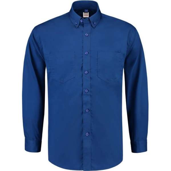 Tricorp 701004 Werkhemd Lange Mouw Basis Korenblauw maat XXXL Tricorp 701004 Werkhemd Lange Mouw Basis Korenblauw maat XXXL