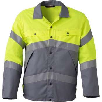 Havep 5361 Jack/Blouson Grijs/Fluo Geel maat 54