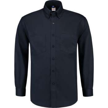 Tricorp 701004 Werkhemd Lange Mouw Basis Marineblauw maat 7XL