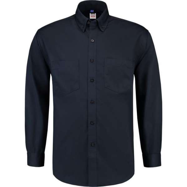 Tricorp 701004 Werkhemd Lange Mouw Basis Marineblauw maat 7XL