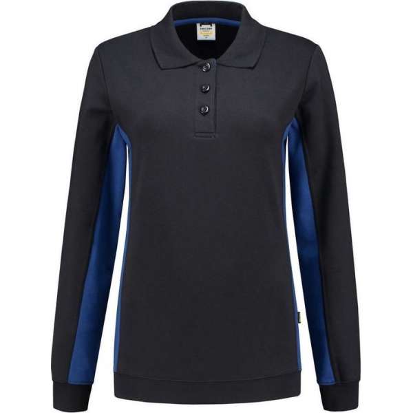 Tricorp polosweater bi-color dames - 302002 - navy / koningsblauw - maat M Tricorp polosweater bi-color dames - 302002 - navy / koningsblauw - maat M