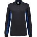 Tricorp polosweater bi-color dames - 302002 - navy / koningsblauw - maat 3XL