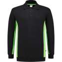 Tricorp 302003 Polosweater Bicolor Zwart/Lime maat XXL
