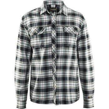 Blåkläder 3299-1136 Overhemd flanel Heren Check Black/Off White maat M