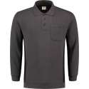 Tricorp Polosweater Bi-Color - Workwear - 302001 - Donkergrijs-Zwart - maat S
