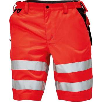 Knoxfield signalisatie short HV EN471 fluor rood, maat 46