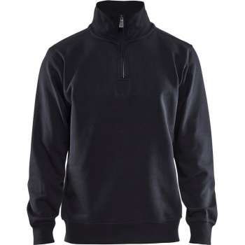 Blaklader 3365 Werksweater 1/2 Rits Zwart