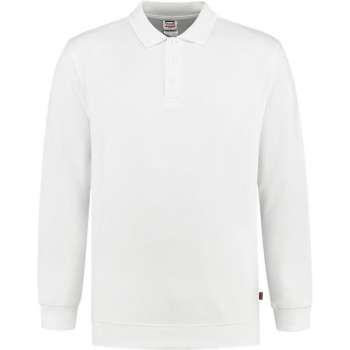 Tricorp Polo Sweater Boord 60°C Wasbaar 301016 Wit - Maat 4XL