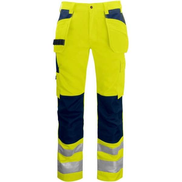 Projob Prio Werkbroek - Geel / Marine - 6531 - maat 60 Projob Prio Werkbroek - Geel / Marine - 6531 - maat 60