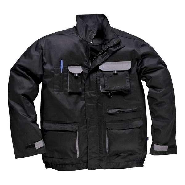 Portwest Contrast Jacket, Zwart/Grijs, Maat XXL Portwest Contrast Jacket, Zwart/Grijs, Maat XXL