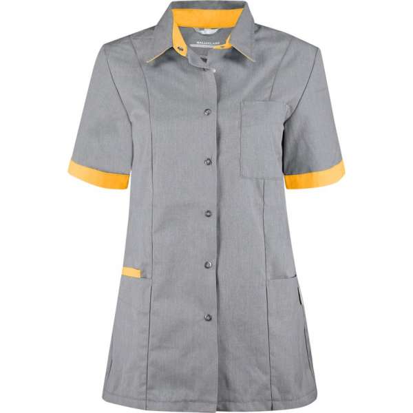 Haen / Ballyclare Dames Zorgjas Fijke Grey cross / Sun - Maat 3XL Haen / Ballyclare Dames Zorgjas Fijke Grey cross / Sun - Maat 3XL