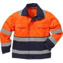 Fristads jack 100001 fluororanje/donkerblauw