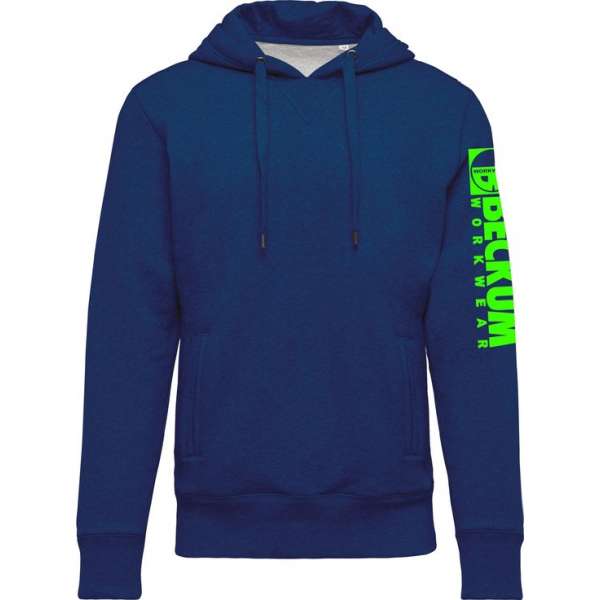 Beckum Workwear EBTR06 Hooded sweater met logo Ocean Blue M Beckum Workwear EBTR06 Hooded sweater met logo Ocean Blue M