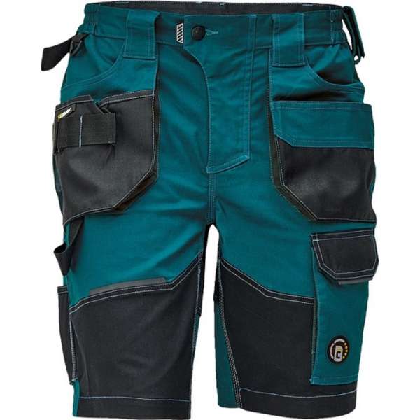 Cerva Dayboro short / korte werkbroek petrol blauw maat 64 Cerva Dayboro short / korte werkbroek petrol blauw maat 64
