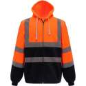 RWS vest, met rits en capuchon, S t/m 3XL XL Marineblauw/Oranje