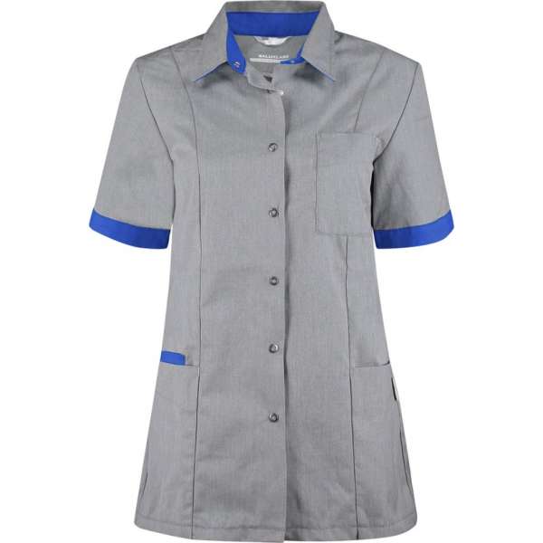 Haen / Ballyclare Dames Zorgjas Fijke Grey cross / Royal Blue - Maat S Haen / Ballyclare Dames Zorgjas Fijke Grey cross / Royal Blue - Maat S