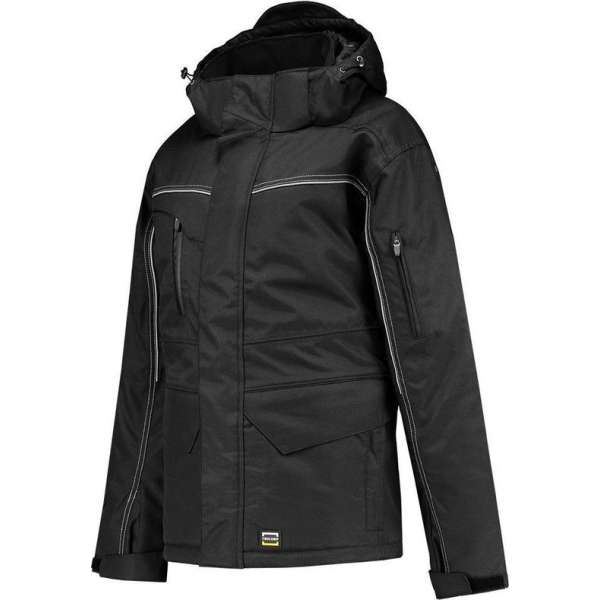 Tricorp 402007 Midi Parka Canvas Zwart maat XXXL Tricorp 402007 Midi Parka Canvas Zwart maat XXXL